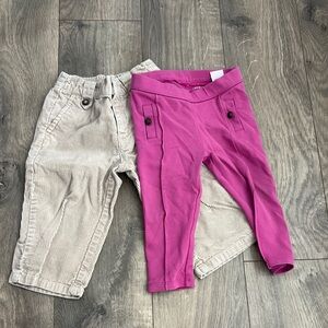 Janie and Jack Girls Bottoms Set